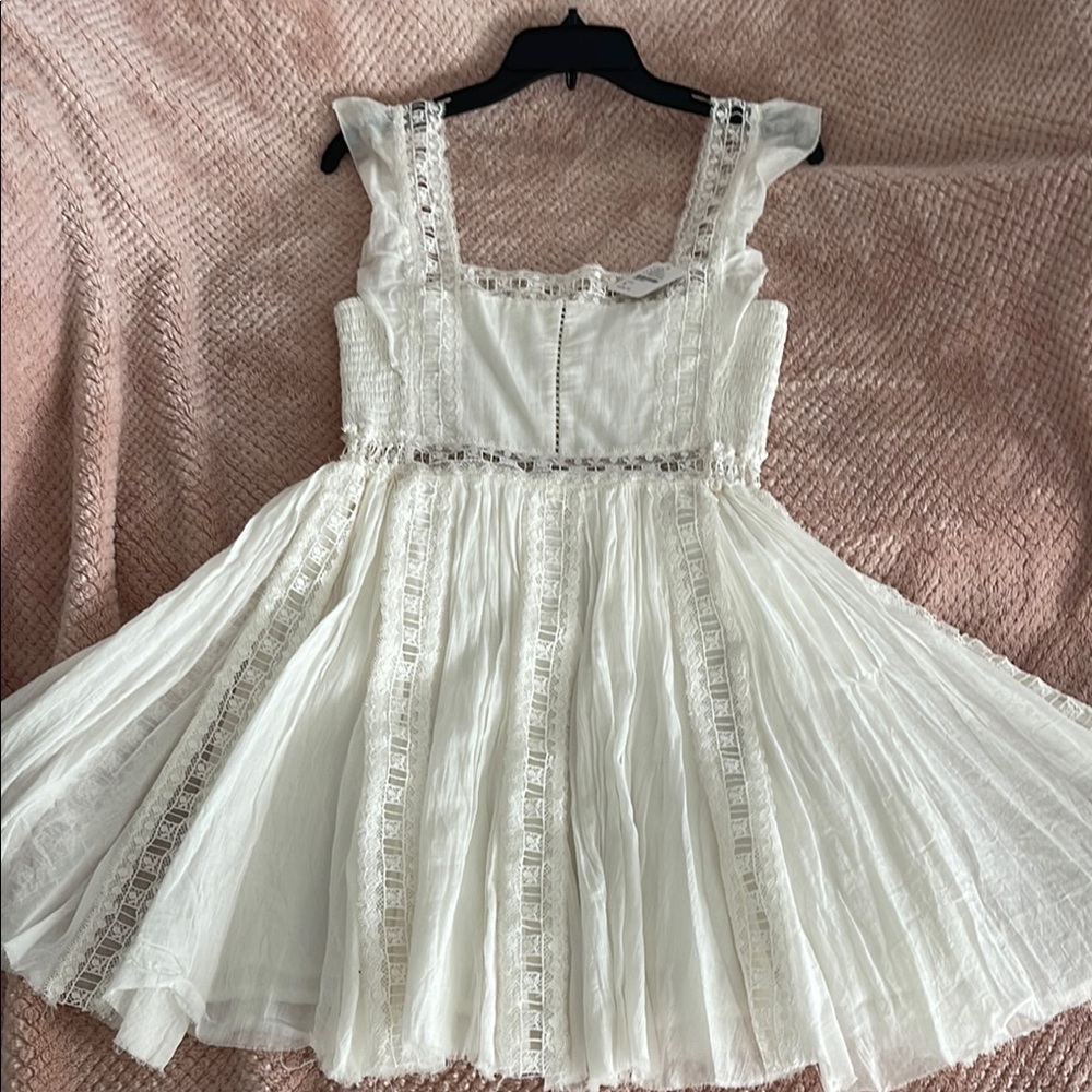 Free People FP One Verona Mini Dress in white.